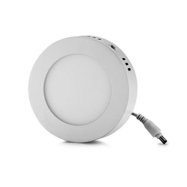 Spot LED Rotund Aplicat 6W 12cm Alb Rece 6000K TKO