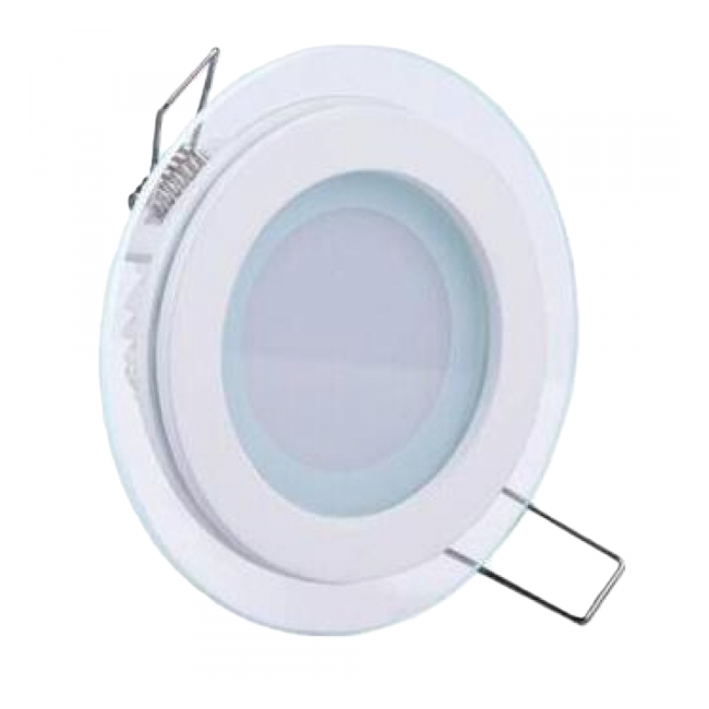Spot LED Rotund Rama Transparenta 200mm 18W/6500K/1000lm SPN DL73S09