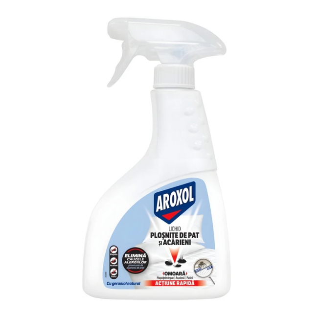 Spray Aroxol Combate Rapid Plosnitele de Pat, Puricii si Acarienii 300ml DNC56823