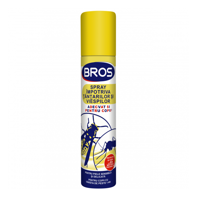 Spray Bros impotriva tantarilor si viespilor pentru copii 90ml DNC25787