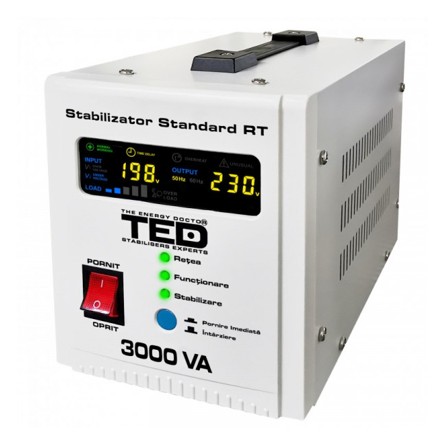 Stabilizator de Tensiune 1800W 3000VA AVR TED 7i012 XXM