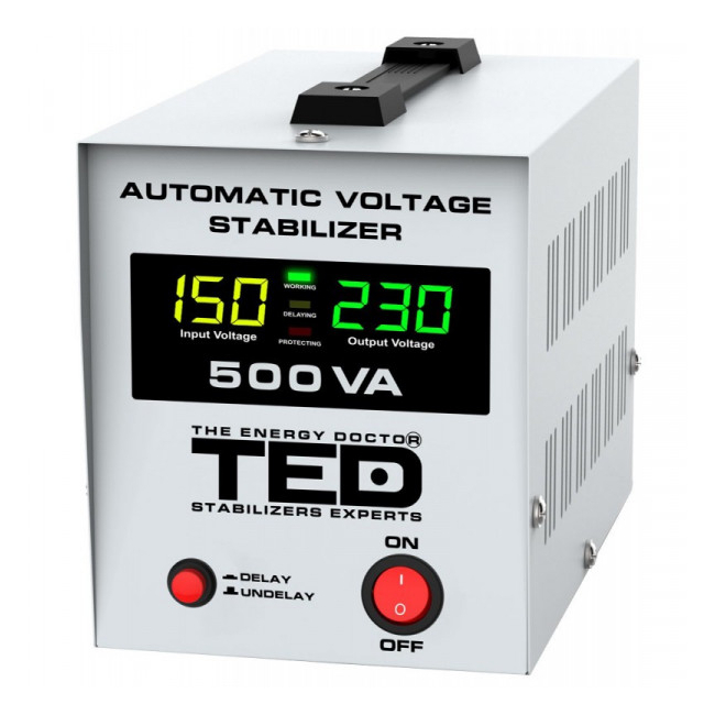 Stabilizator de Tensiune 500VA 300W AVR TED 7i001 XXM