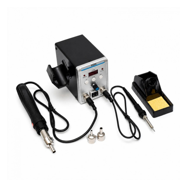 Statie de Lipit 2in1 cu Aer Cald 700W si Letcon 60W DALBI 8586 4B003 XXM