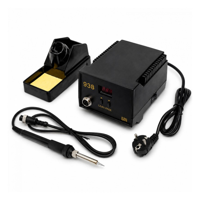 Statie de lipit cu fludor 60W reglaj digital temperatura 200-480 grade C DALBI 938 4B026 XXM