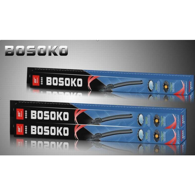 Stergatoare auto bosoko cu lamela din silicon