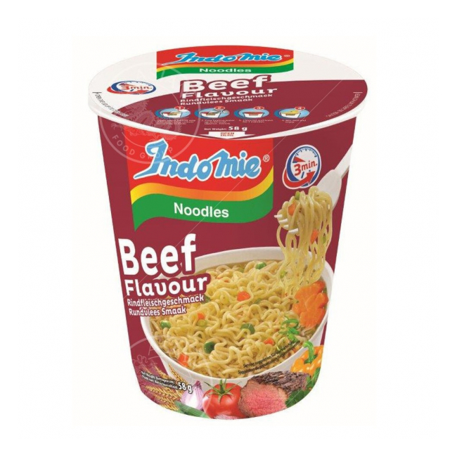 Supa Instant Asiatica Noodles de Vita Indomie 58g MLL