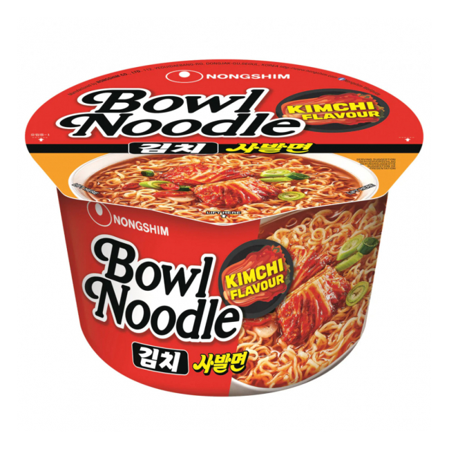 Supa Instant Asiatica Noodles Kimchi Bowl Nongsing 100g MLL