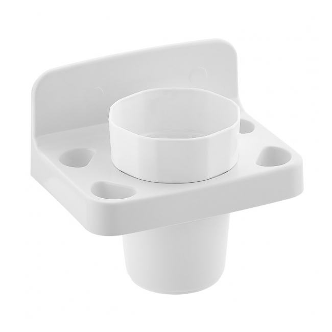 Suport plastic pentru periuta si pasta dinti 19.5x15x8.5cm Qlux L00646 JGR