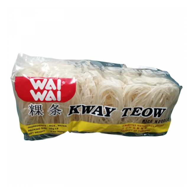 Taitei Asiatici din Orez Kwai Teow K-T Wai Wai 400g MLL