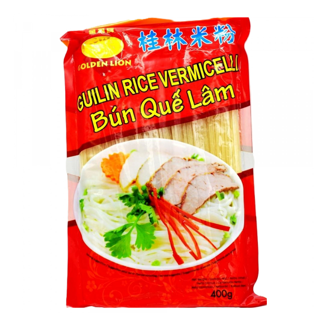 Taitei Asiatici din orez Vermicelli Guilin Golden Lion GL 400g MLL