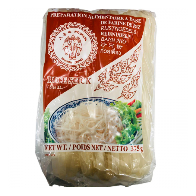 Taitei Asiatici lati din orez Erawan Rice Stick Size XL 10mm 375g MLL