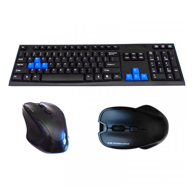 Tastatura Ted3 cu Mouse Wireless 2.4GHz TedBlue4 2F011 XXM