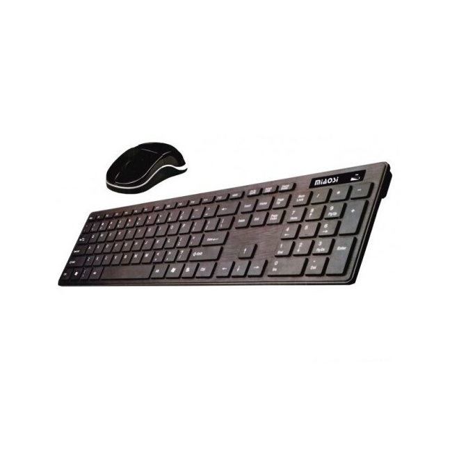 Tastatura Ultra Slim si Mouse Kit USB Wireless MS9501