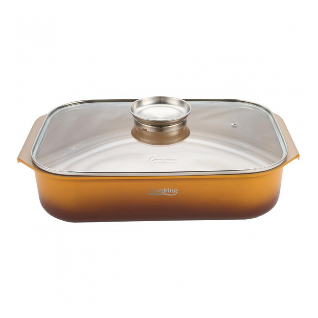 Tava cuptor aluminiu turnat capac 39x26x8.5cm 6L Heinner HR-BJK-TV85 DNC60570