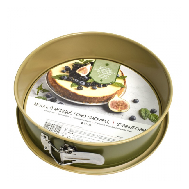 Tava rotunda pentru tort prindere metalica detasabila 24x6cm 62155 DNC58124