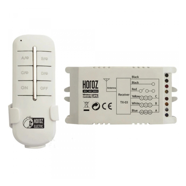 Telecomanda Wireless Universala Dimmer Lustra 3 canale Horoz ZLN