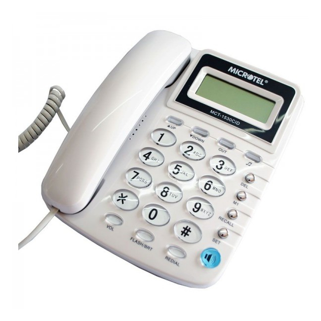 Telefon Fix Analogic cu Display Afisaj Apelant Microtel MCT1530CID