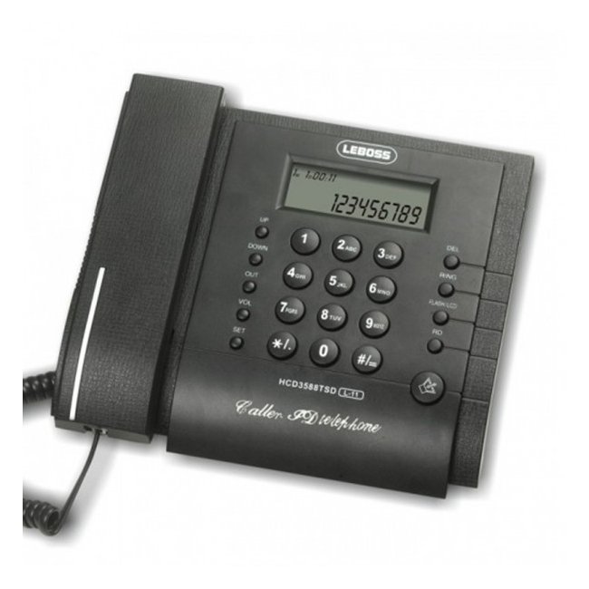 Telefon Fix Analogic cu Display si Ceas cu Alarma LeBoss L11