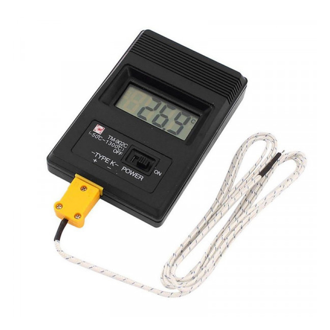 Termometru Digital cu Sonda K Temperatura -50C +1300C TM902C 13C014 XXM