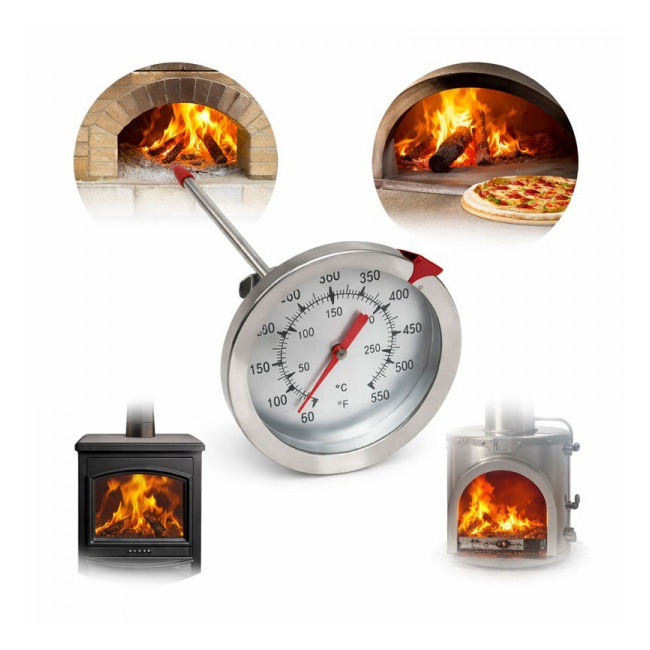 Termometru Metalic Analog HoReCa Cuptor Tija 12cm 300 Grade C 13C027 XXM