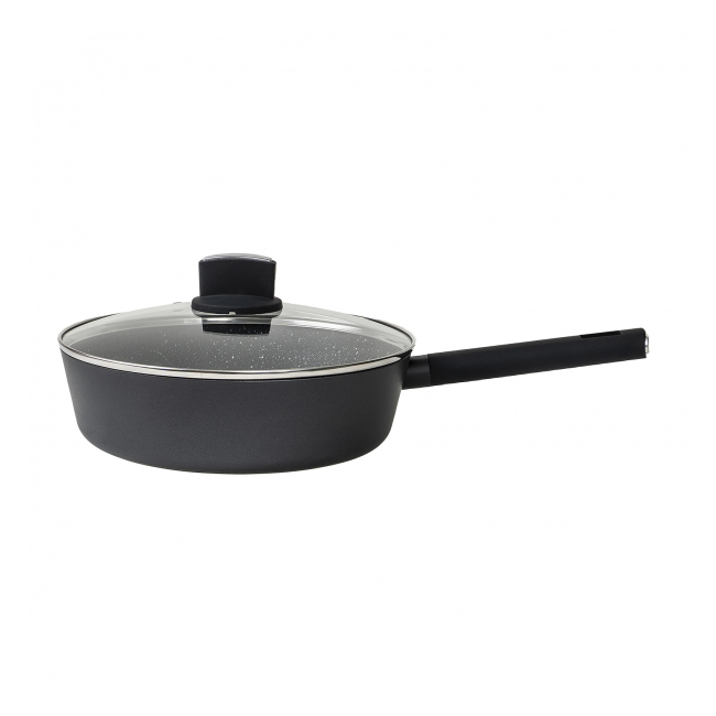 Tigaie adanca aluminiu suprafata antiaderenta capac 28cm Zilan ZLN0898
