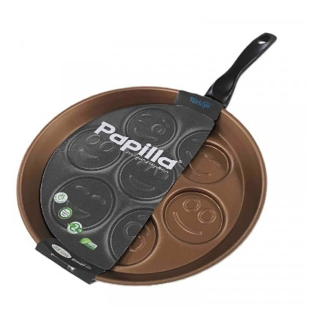Tigaie aluminiu invelis antiaderent 28cm Papilla PCM28EMOJI JGR