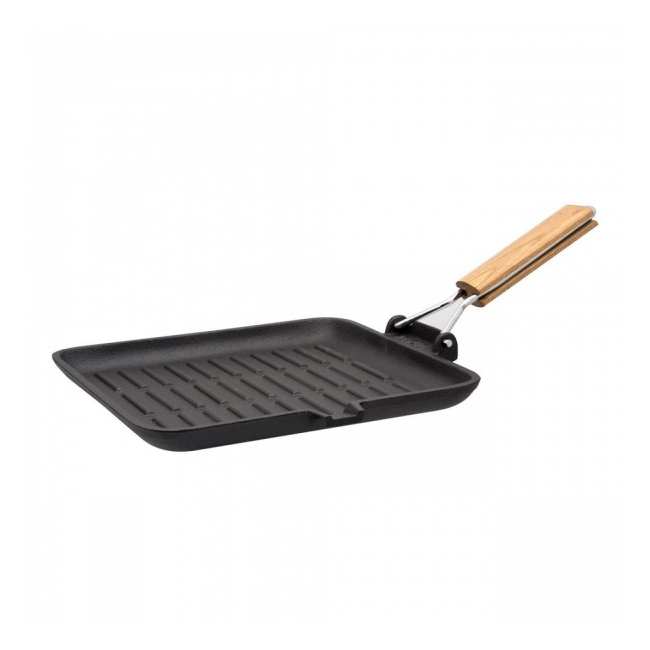 Tigaie grill de fonta 24cm Rosberg R54616A24