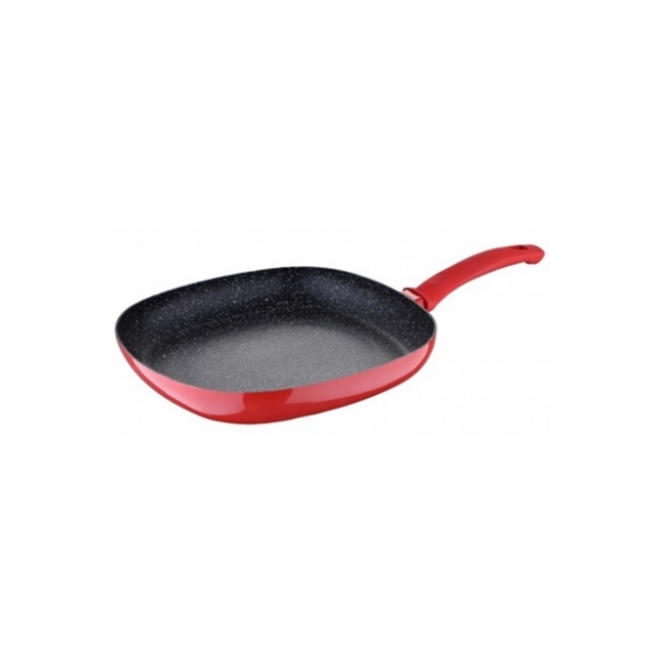 Tigaie grill marmorata Bergner BG7750RD 28x4.5cm