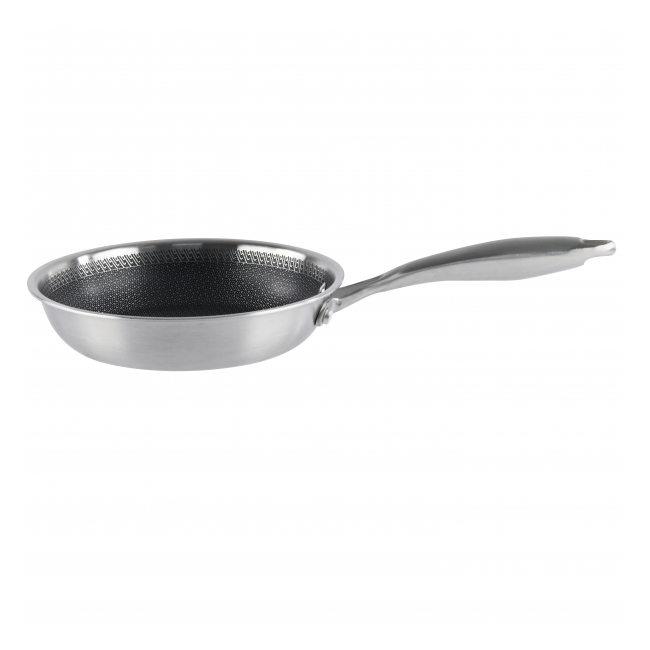 Tigaie Inox invelis anti-aderent honeycomb 24cm 1.60L Grunberg GR9824