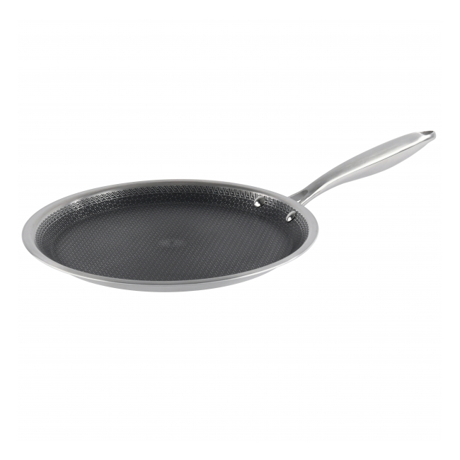 Tigaie Inox invelis anti-aderent honeycomb 28cm 0.95L Grunberg GR9228