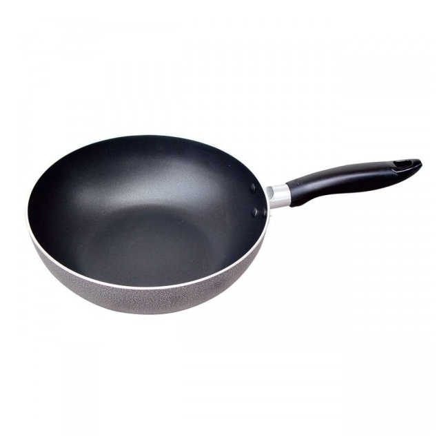 Tigaie Wok Aluminiu cu interior Teflonat 26cm Sapir SP1320A26