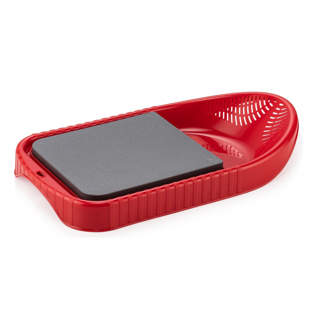 Tocator cu tavita din plastic 35.5x19.5x4cm Qlux diverse culori L00440