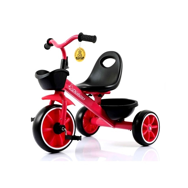 Tricicleta pentru Copii Max. 3 Ani 15Kg Jolly Kids DS902 Rosu JU