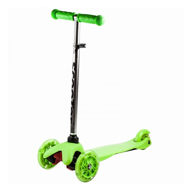 Trotineta Copii cu Roti din Silicon Scooter Verde
