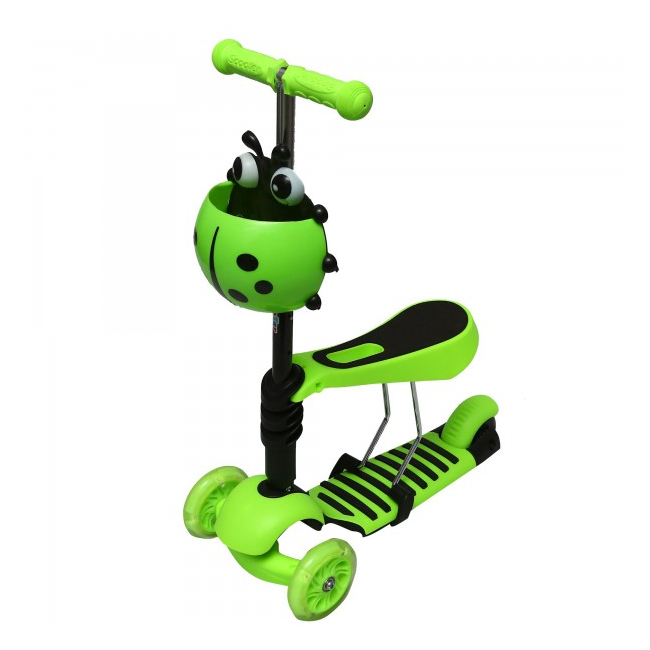 Trotineta Copii Micro Scooter 3in1 2-7 Ani 25Kg Verde