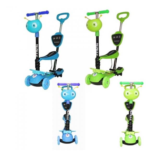 Trotineta Copii Micro Scooter 5in1 1-8 Ani Baieti 40Kg cu Manere O si T