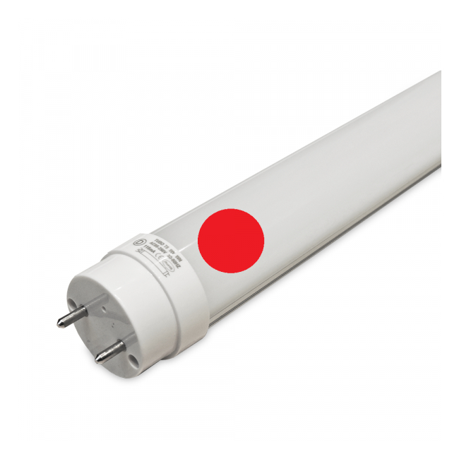 Tub LED T8 Economy 60cm 10W rosu MNR6236