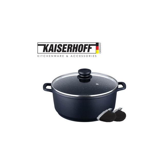 Tuci marmorat cu capac sticla Kaiserhoff KH8624