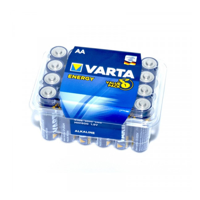 Varta Energy Set 24 Baterii AA LR6 Alcaline 9A007 XXM