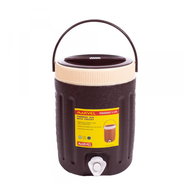 Vas termos din plastic cu robinet 5l IWJ50