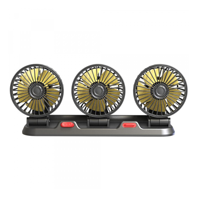 Ventilator auto 3 capete rotire 360 grade 2 viteze 12V DNC63436