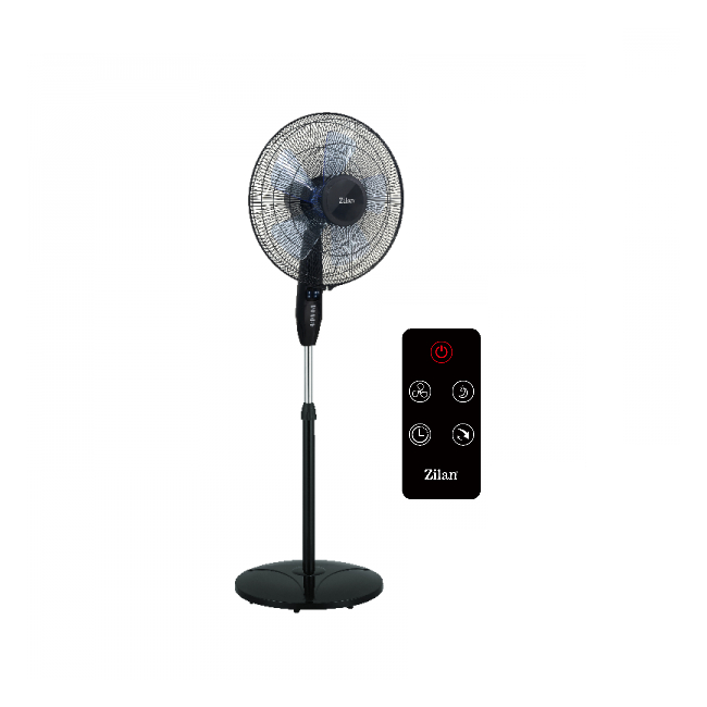 Ventilator de Camera 60W cu Picior, Timer, Telecomanda Zilan ZLN1178