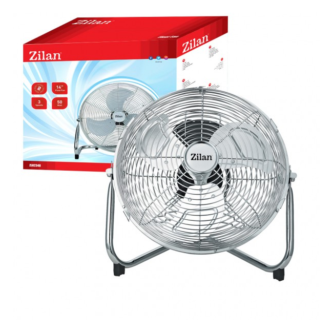 Ventilator de Camera Cromat 50W 3 Viteze 35cm Zilan ZLN2348