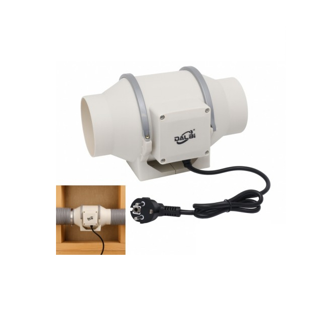 Ventilator Profesional pentru Tubulatura in Linie 40W Dalbi HZ-125 14H057 XXM