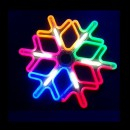 Decoratiune Neon LED Joc DIGITAL 2 Fete Fulg Nea 60x60cm Multicolor