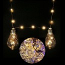 Ghirlanda Luminoasa  Craciun 10 Becuri Decorative Alb Cald 270cm