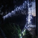 Instalatie Luminoasa Craciun Perdea Franjurata 6m 300 LEDuri Albe