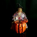 Lampa Glob cu Plasma Suport Vrajitoare Halloween