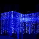 Perdea Luminoasa Craciun 2.4x1.5m 625 LEDuri Statice Albastre FI P CL422B