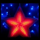 Stea Luminoasa de Craciun 40cm LEDuri Rosii 220V TO